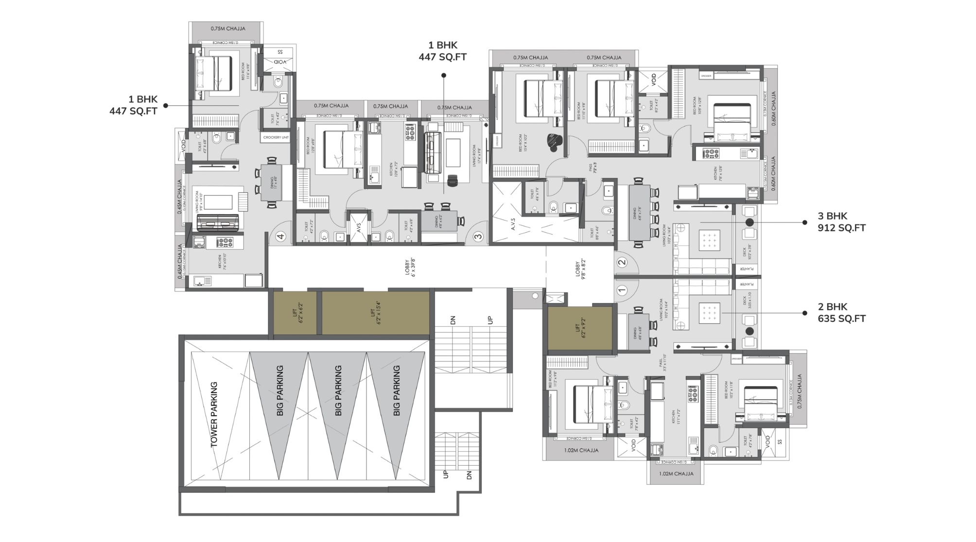 Modirealty-Asopalav-Typical-Floor-Plan